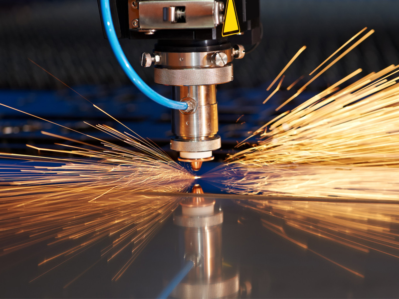 Corte a laser de chapas de aço