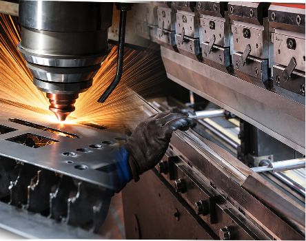 Corte a laser e dobra